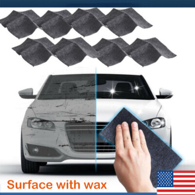 1-8x Nano Sparkle Cloth For Car Scratches Nano Magic Cloth Scratch Remover *