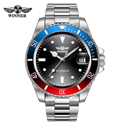 Luxury Mens Automatic Self-wind Mechanical Date Watch Stainless Steel Wristwatch - Picture 21 of 22