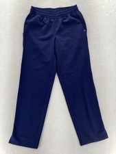 Jaanuu Essential Drawstring Scrub Pants Women's XS Blue Stretch Split Ankle NWT