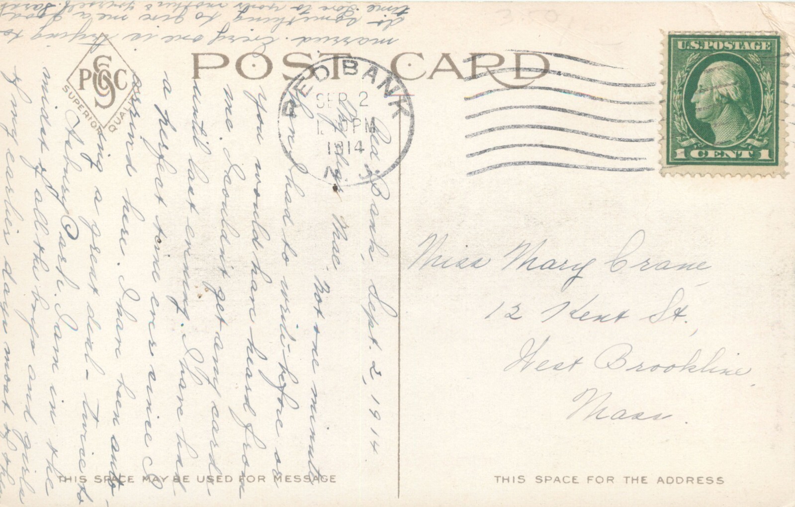 A View Of The Eisner Building, Shops, Red Bank, New Jersey NJ 1914 eBay