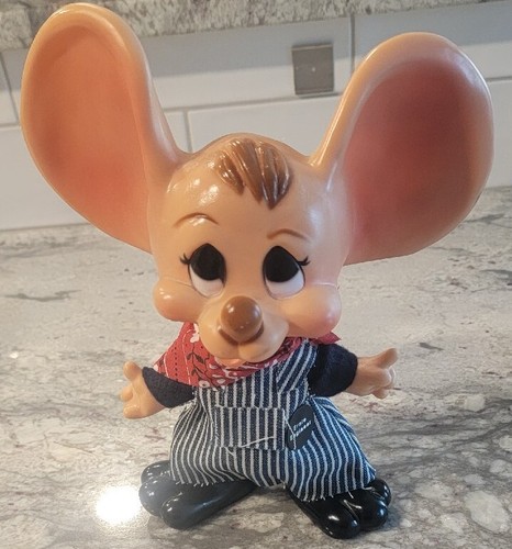 Vintage Huron Products Union Pacific Ernie Big Ear Engineer Mouse 10" Bank (A) - Picture 2 of 6