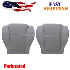 For 2007 2008-2013 Toyota Sequoia Driver / Passenger Bottom AC Seat Cover Gray