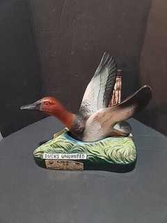 Vintage Jim Beam Ducks Unlimited Bourbon Decanter "Empty"