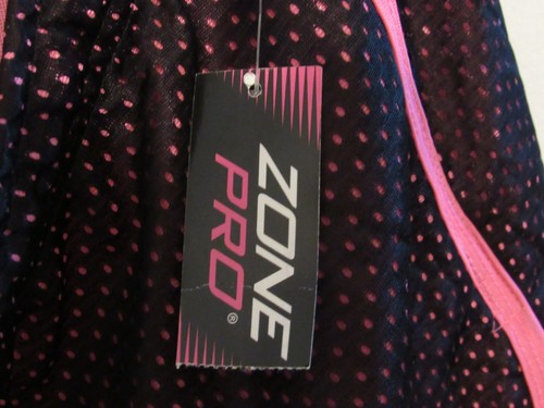 NWT Zone Pro Shorts Women's 1X Pink With Black Mesh Elastic Waist Drawstring - Picture 6 of 7