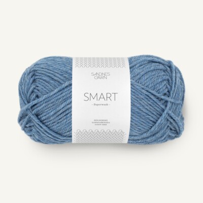 SMART von SANDNES GARN - BLÅMELERT (6324) - 50 g / ca. 100 m Wolle