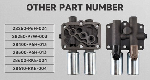 Transmission Solenoid Kit 8250-P6H-024 For Honda Accord Acura MDX E4 - Picture 15 of 20