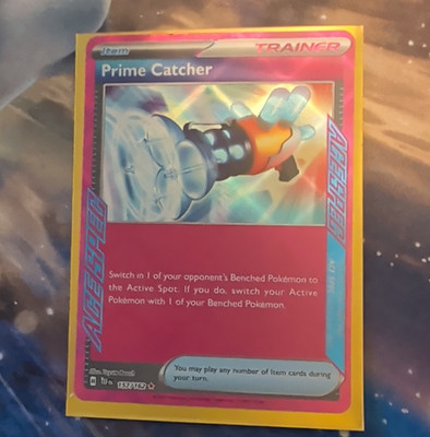 Pokémon TCG Prime Catcher 152/162 SV05 Temporal Forces Ace SPEC Rare Holo Eng