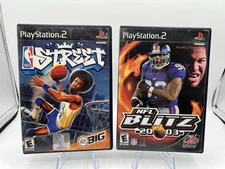 NFL Blitz 2003 & NBA Street Sony PlayStation 2 Complete w/ Registration Cards