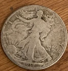 1917-P Walking Liberty Half Dollar, Circulated Coin, 90% Silver