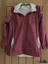 Ladies Brand New Regatta Dusty Pink Waterproof Hooded Jacket - Size 16