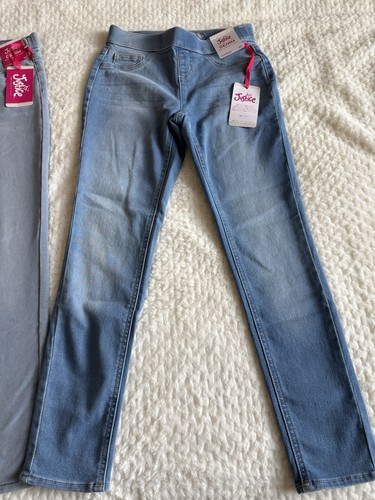 Justice Denim Jean Leggings Lot Of 2 Girls Size 10 NWT - Picture 2 of 6