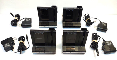 Lot of 4 Plantronics Savi W745 WO2 W02 Charging Base WH210 WH500 86507-01