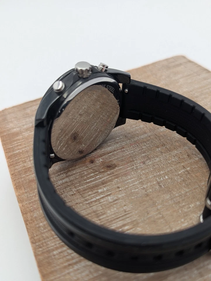 Fossil Original BQ3213 Pink Unisex Black Stainless Steel Watch 39mm 8" Wrist - Image 4 of 4