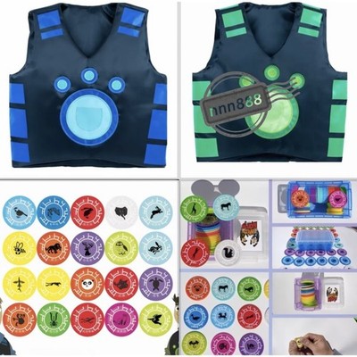 Wild Kratts Chris Martin Super Power Vest Disc Halloween Cosplay Party Vest
