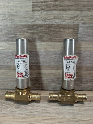 #ad 2 Sioux Chief 660LVS3 Minister Tee Mini Rester AA Size Press Fitting Systems $21.96