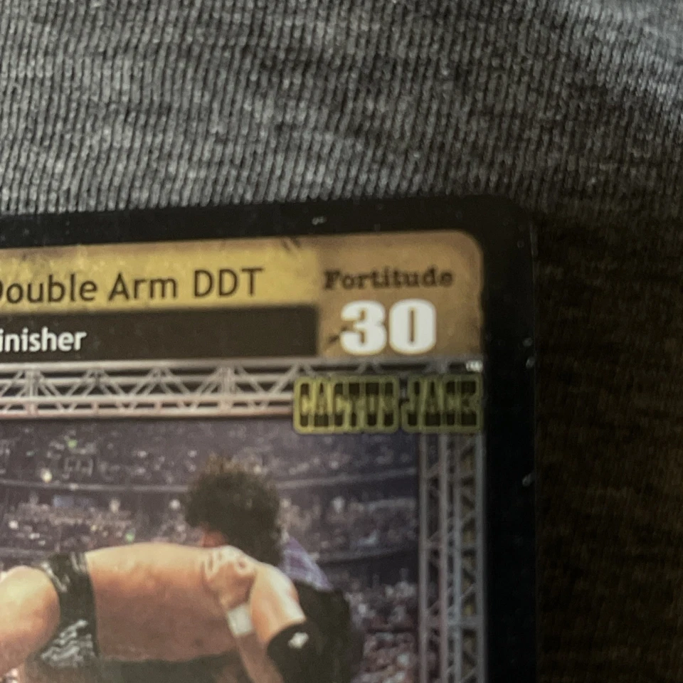 WWE WWF Raw Deal CCG - Cactus's Double Arm DDT - Ultra Rare Survivor Series 1 - Image 4 of 4