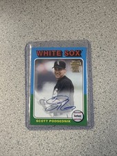 2021 Topps Archives - Fan Favorite Autographs 1975 Topps Scott Podsednik #FFA-SP