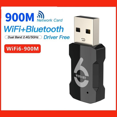 900 Mbit/S WiFi 6 USB-Adapter Bluetooth 5.3 USB-Dongle Drahtlose Netzwerkka7932 - Bild 9 von 10