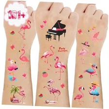 101+ Flamingo Temporary Tattoos – Printable, Waterproof Fake Tattoos for A