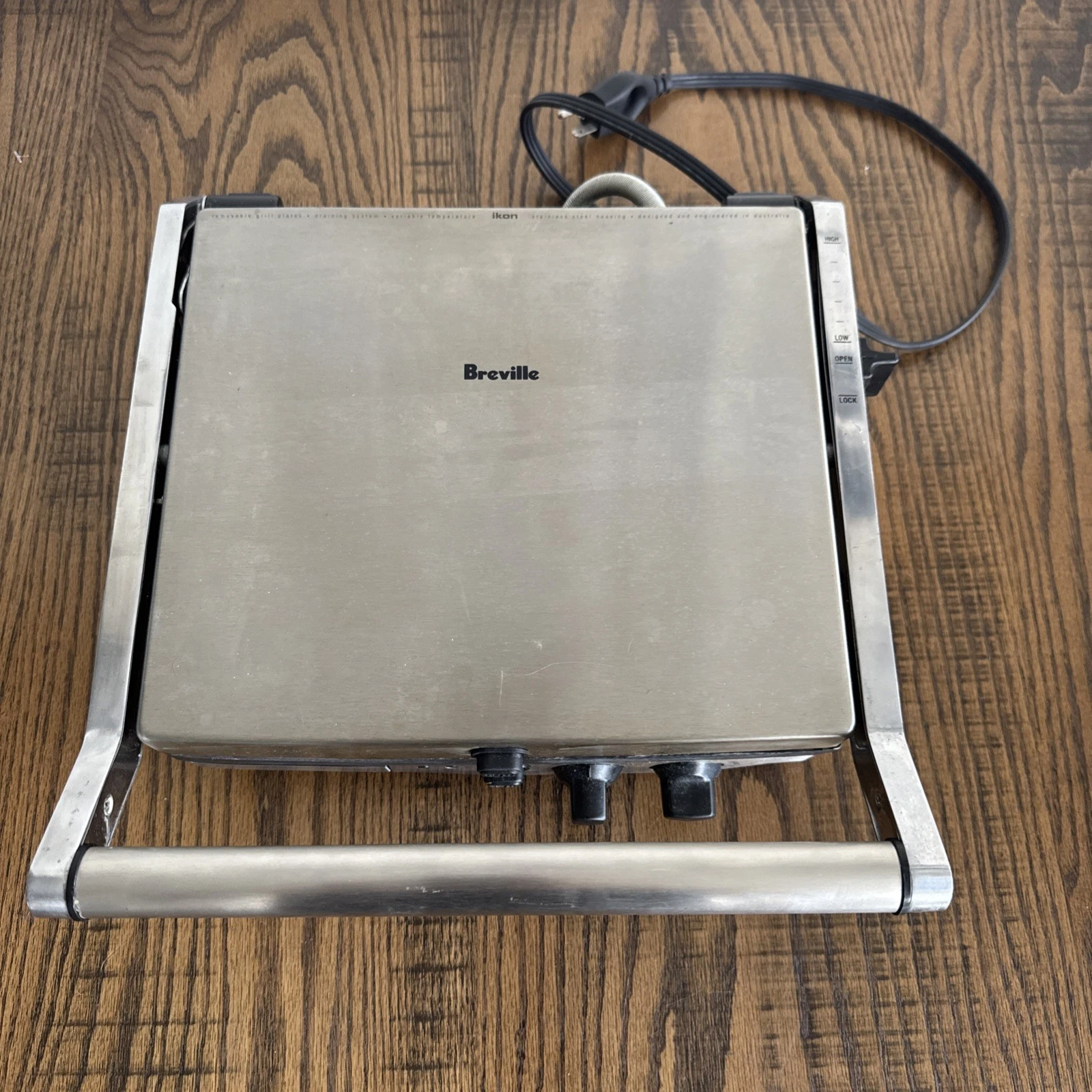 Breville BGR400XL Smart Grill Panini Press Stainless Steel Removable Plates
Opens in a new window or