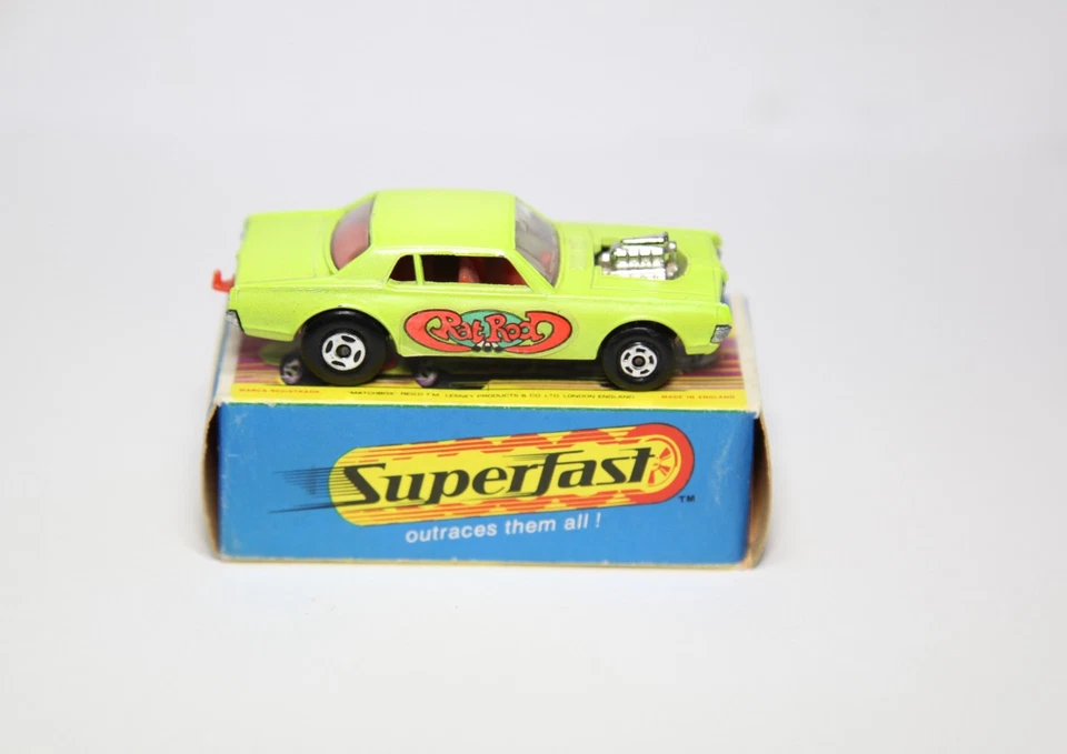 Matchbox Superfast Nº 62 Rat Rod Dragster En Caja Original - Casi Como Nuevo De Colección Foto 3 de 4