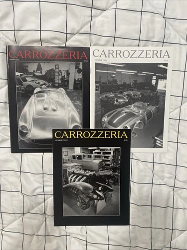 CARROZZERIA 1,2 & 3 Automobile Magazine 1987 Car Restorative Publications