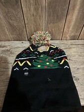 Christmas apparel Knit hat Lights Up