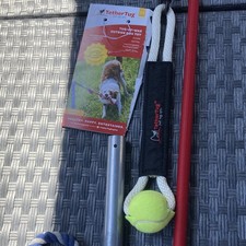 TetherTug Interactive Heavy Duty Tug Dog Toy Rope w/ Tennis Ball
