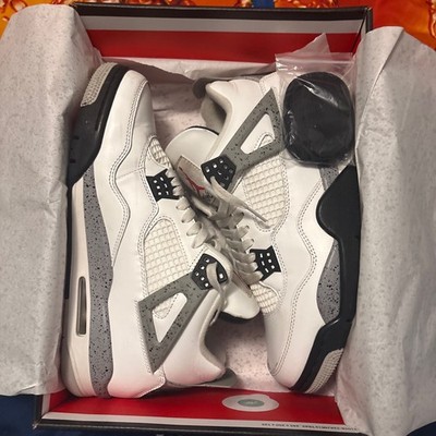 Size 10.5 - Air Jordan 4 Retro OG 2025 White Cement
