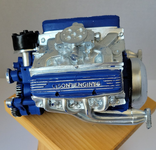 Cison Engines Small Block V8 Model Replica Miniature Engine Display Stand 3D 