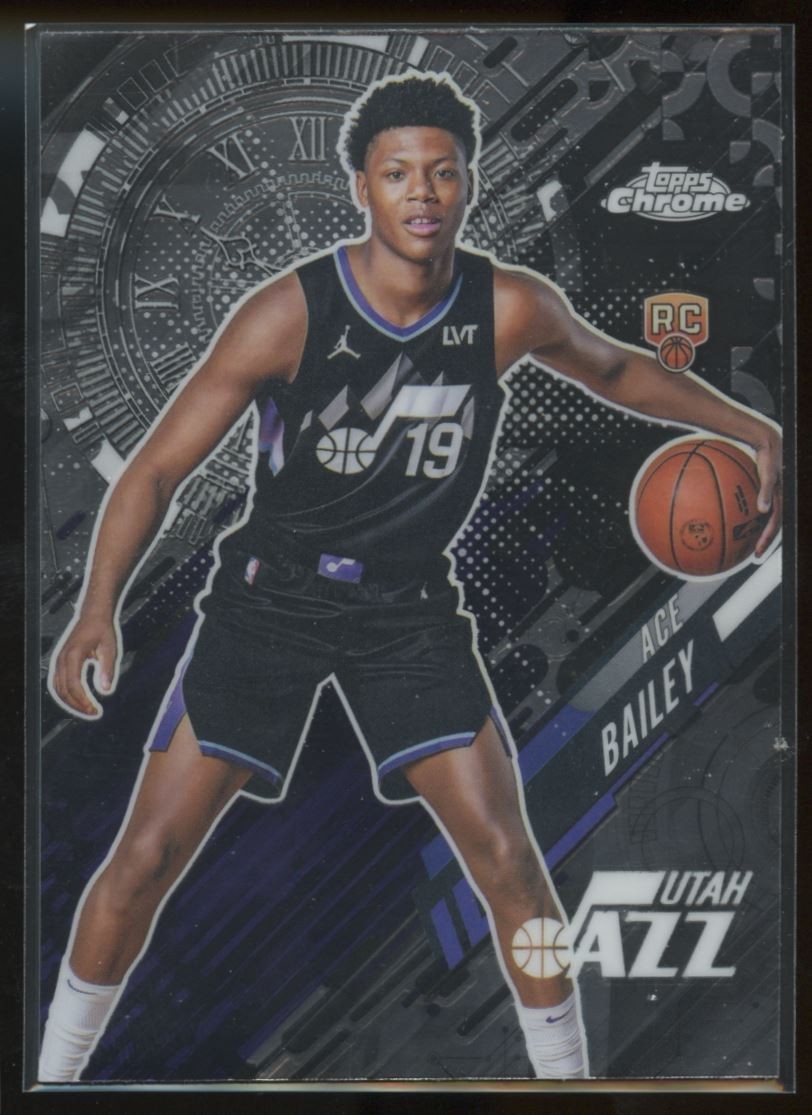 2025-26 Topps Chrome Go Time Insert - Ace Bailey RC #GT-20 Utah Jazz