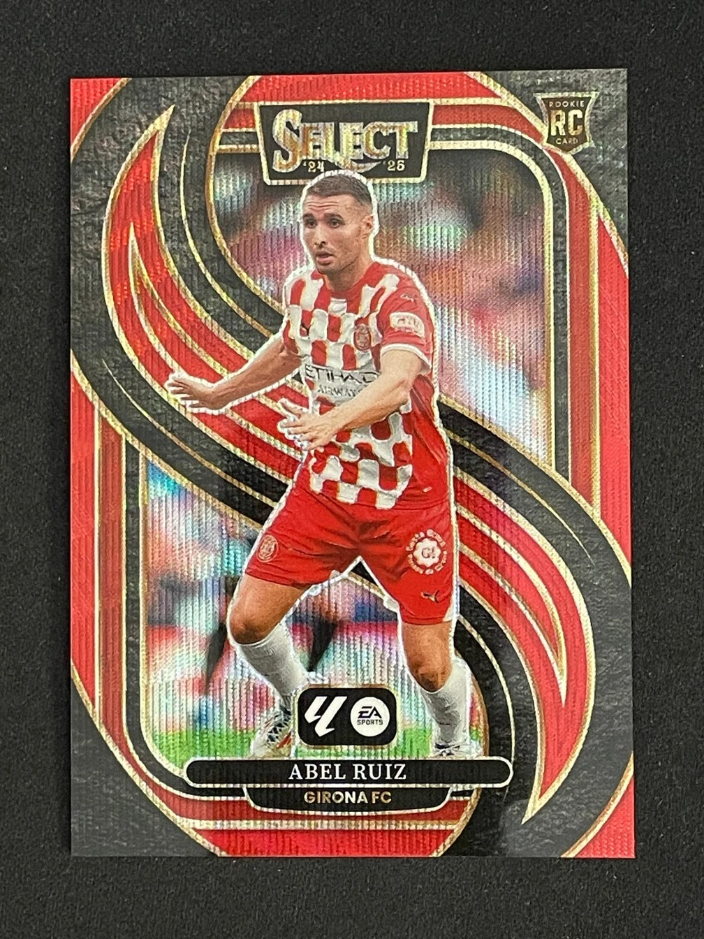Abel Ruiz 2024-25 Panini Select La Liga Mezzanine Red Wave Prizm 03/59 RC #187