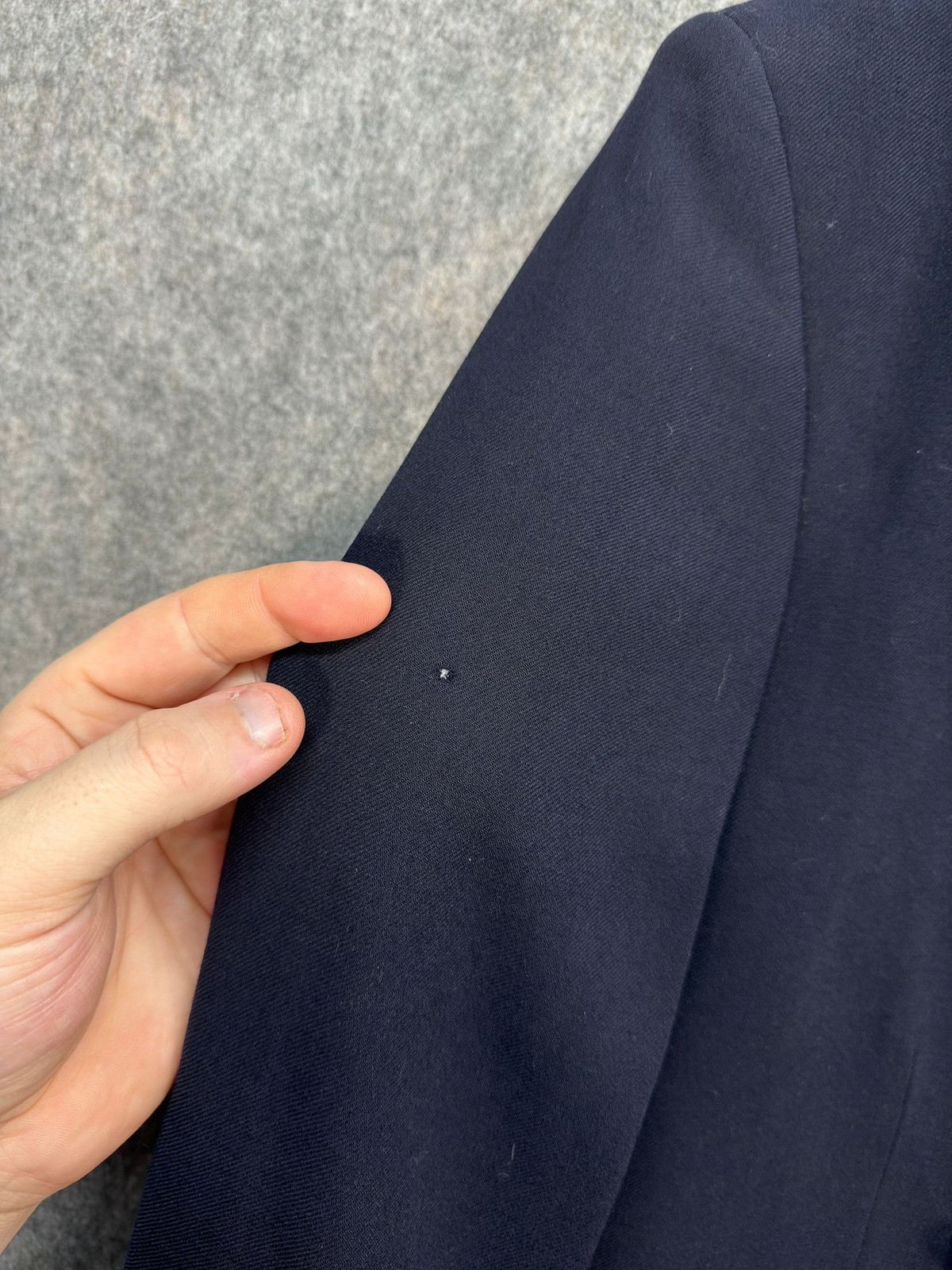 Yves Saint Laurent Blazer Mens Size Large Navy New Wool Double Breasted YSL thumbnail 10