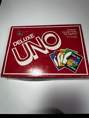 1986 Deluxe UNO Complete Card Game Set cards 100%
