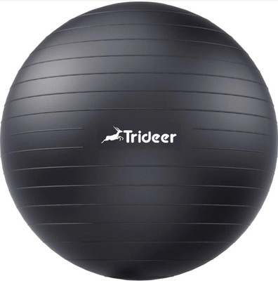 Anti-Slip Exercise Yoga Ball Extra Thick Stability Ball w/ Pump 22 inc - Black