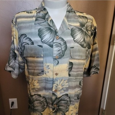 Tommy Bahama Floral Hawaiian Aloha Button-Down Shirt