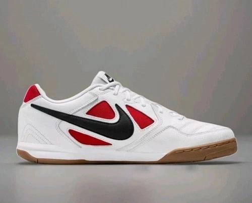 NEW Men's (CHOOSE SZ) NIKE Gato Shoes IB8509-100 WHITE / BLACK / GYM RED CHICAGO