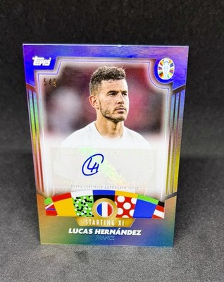 Luca Hernandez /5 Auto - 2024 Topps Jose Mourinho Set - Starting XI France