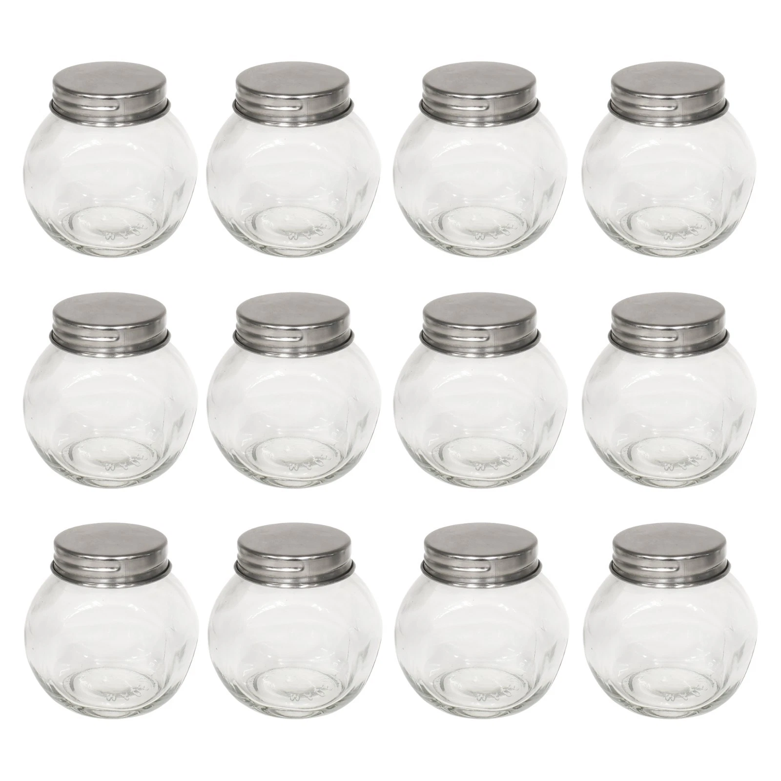 12 x Small Glass Jars 65 x 50mm