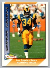 1991 Pacific Marcus Dupree #248