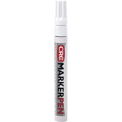 Permanentmarker MARKERPEN weiß Strich-B.1-4,5mm Schreibspitze wasserfest CRC