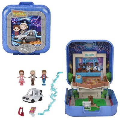 Polly Pocket Collector Back to the Future Compact 40th Anniversary Sealed NEW
