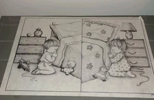 Tri-Chem #0910 Children Praying Discovery Kit liquid embroidery Ready to Paint