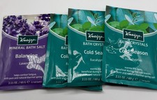 Kneipp Eucalyptus Cold Season Bath Crystals 3 Pouch One Lavender