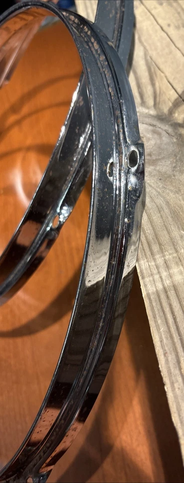 Juego de 2 aros de tambor Tom de 13" de diámetro 6 orejetas de 13" Foto 2 de 4