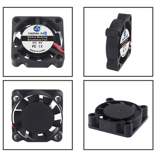 2/4x wentylator obudowy wentylatora do komputera PC 80mm 70/60/50/40/30/25mm cichy wentylator 12v - Zdjęcie 18 z 58