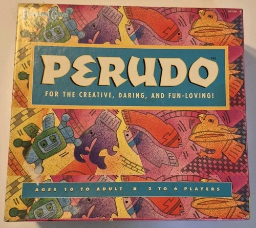 Perudo Liar's Dice 1994 Original Inca Perú Bluffing Juego Familiar 100% COMPLETO