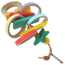  Pet Bird Chewable Toy Parrot Hanging Chewing Toys for Parakeets Bite