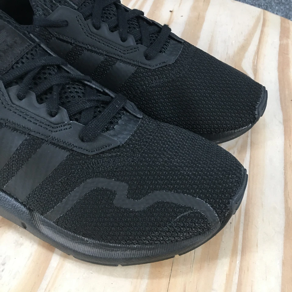 Adidas Zapatos Juveniles 2.5 Swift Run Tenis Negros Con Cordones Parte Superior Baja Atléticos FY2169 Foto 3 de 4