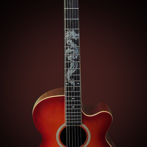 Dragon Pattern Guitar Inlay Stickers Markers For Acoustic/Electric Guitar Fr AUS - Picture 3 of 11